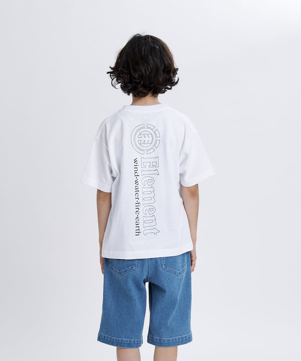 ELEMENT キッズ LINE LOGO SS Y Tシャツ 【2026年春夏モデル】