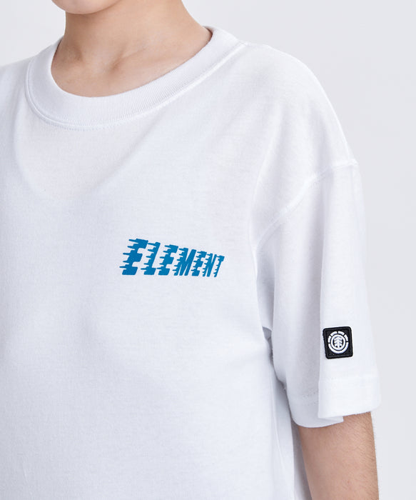 ELEMENT キッズ TIMBER WOLF SS Y Tシャツ 【2026年春夏モデル】 WHT / XL/155-165