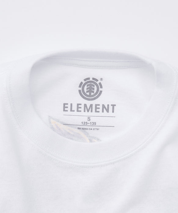 ELEMENT キッズ TIMBER WOLF SS Y Tシャツ 【2026年春夏モデル】 WHT / XL/155-165