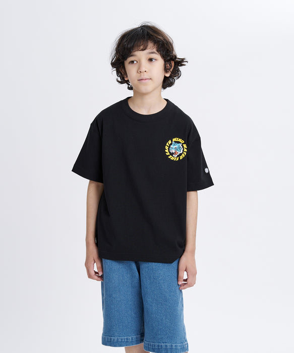 ELEMENT キッズ TIGER SS Y Tシャツ 【2026年春夏モデル】 FBK / XL/155-165