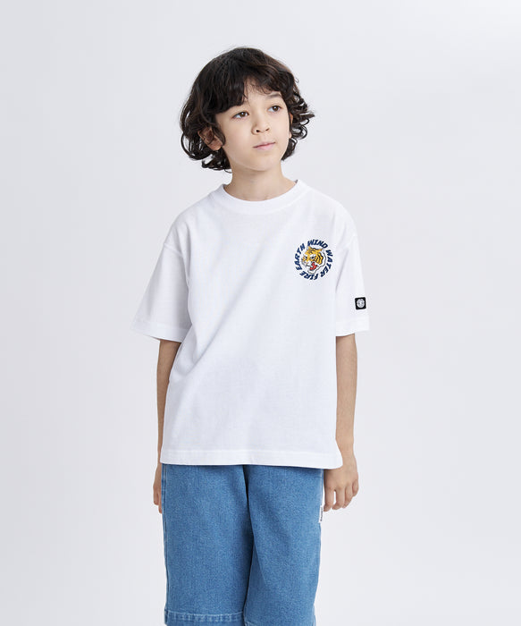 ELEMENT キッズ TIGER SS Y Tシャツ 【2026年春夏モデル】 WHT / XL/155-165