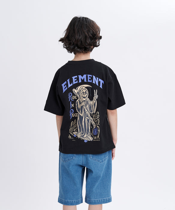 ELEMENT キッズ TIMBER RIP SS Y Tシャツ 【2026年夏モデル】 FBKT / XL/155-165