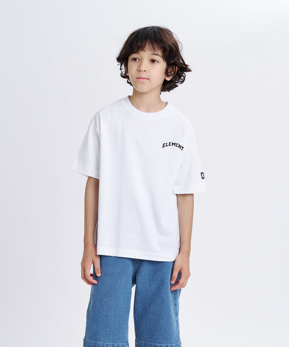ELEMENT キッズ TIMBER RIP SS Y Tシャツ 【2026年夏モデル】 WHT / XL/155-165