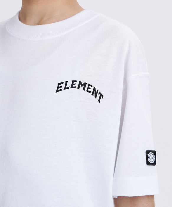 ELEMENT キッズ TIMBER RIP SS Y Tシャツ 【2026年夏モデル】 WHT / XL/155-165
