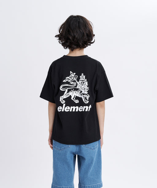 ELEMENT キッズ RASTA GRADE SS Y Tシャツ 【2026年夏モデル】 FBK / XL/155-165