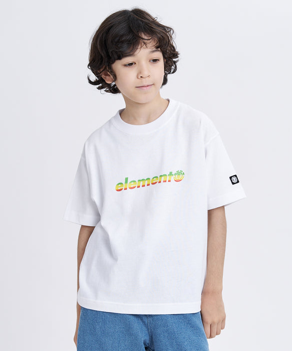 ELEMENT キッズ RASTA GRADE SS Y Tシャツ 【2026年夏モデル】 WHT / XL/155-165