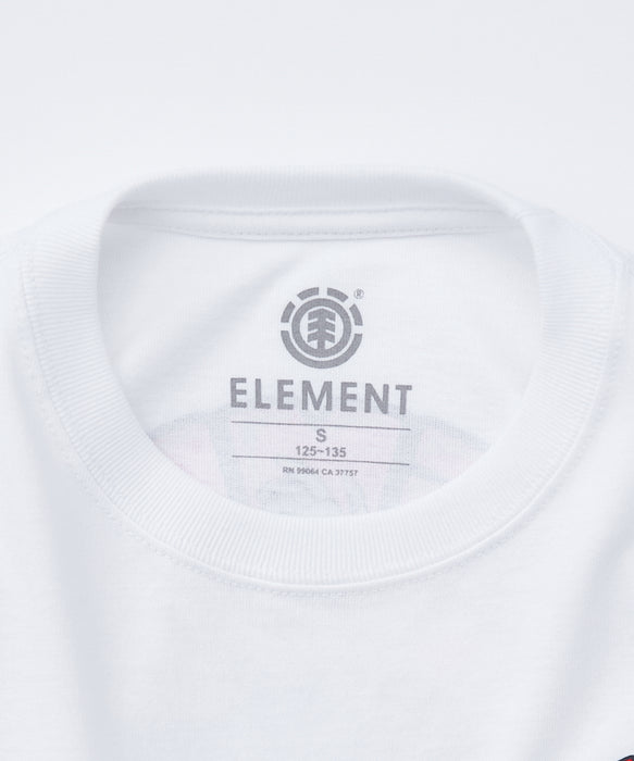 ELEMENT キッズ TIMBER 3 2ND SS Y Tシャツ 【2026年夏モデル】 WHT / XL/155-165
