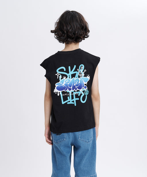 ELEMENT キッズ LAYER TAGGING NO SLEEVE Y タンクトップ 【2026年夏モデル】 FBK / XL/155-165