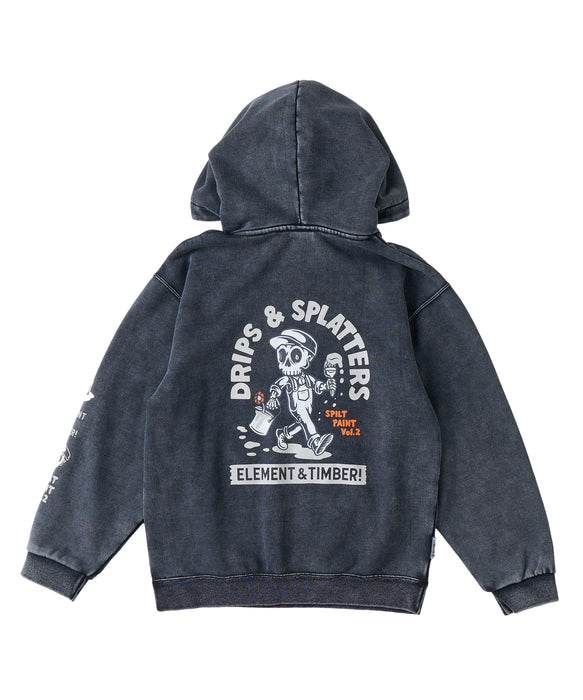 ELEMENT キッズ TIMBER DRIPS HOOD Y パーカー 【2026年秋冬モデル】 MBK / XL/155-165