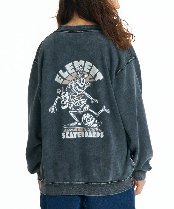 ELEMENT キッズ TIMBER 3 2ND CREW Y トレーナー 【2026年秋冬モデル】 MBK / XL/155-165