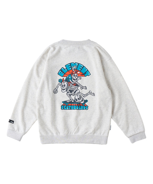 ELEMENT キッズ TIMBER 3 2ND CREW Y トレーナー 【2026年秋冬モデル】 WHH / XL/155-165