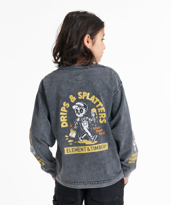 ELEMENT キッズ TIMBER AST LS Y ロンT 【2026年秋冬モデル】 RBK1 / XL/155-165