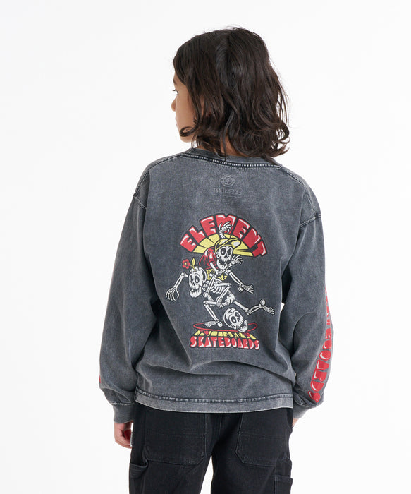 ELEMENT キッズ TIMBER AST LS Y ロンT 【2026年秋冬モデル】 RBK4 / XL/155-165