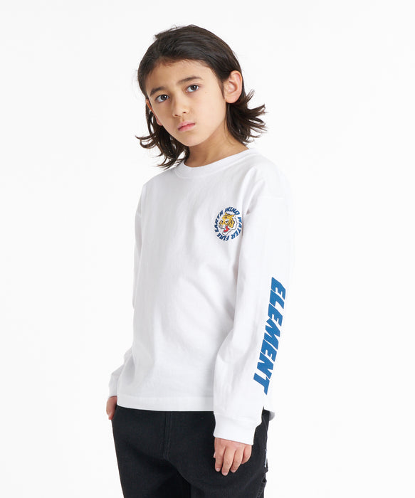 ELEMENT キッズ TIGER LS Y ロンT 【2026年秋冬モデル】 WHT / XL/155-165