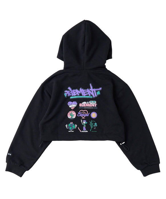 ELEMENT ガールズ TAGGING HOOD G キッズ パーカー 【2026年秋冬モデル】