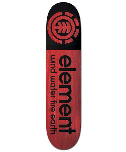 Community スケートボード デッキ 赤黒 ELEMENT スケートボード 《7.5 inch》OLD SCHOOL RED PLY デッキ