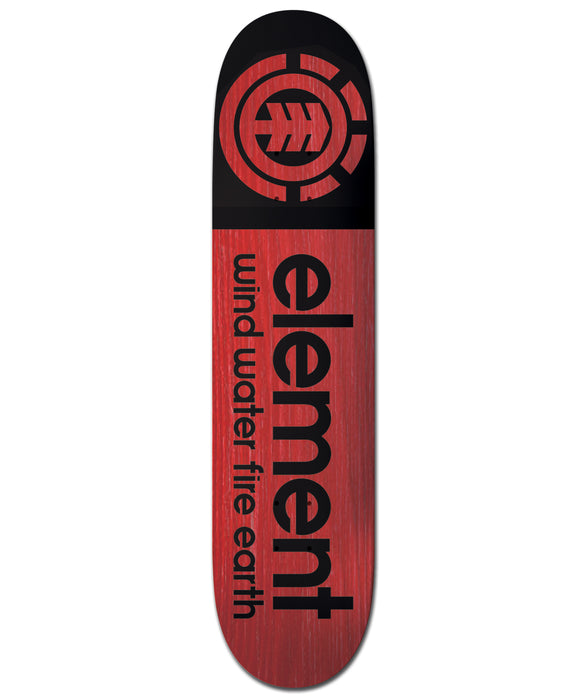 ELEMENT スケートボード 《7.5 inch》OLD SCHOOL RED PLY デッキ