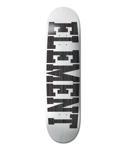 Element スケートボードデッキ　未使用 ELEMENT スケートボード《 7.5 Inch》STENCIL WHITE BLACK PLY キッズ