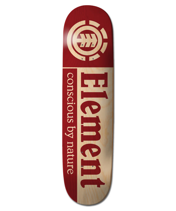 ELEMENT メンズ SECTION CBN RED 8 デッキ 【2026年秋冬モデル】 AST / 8