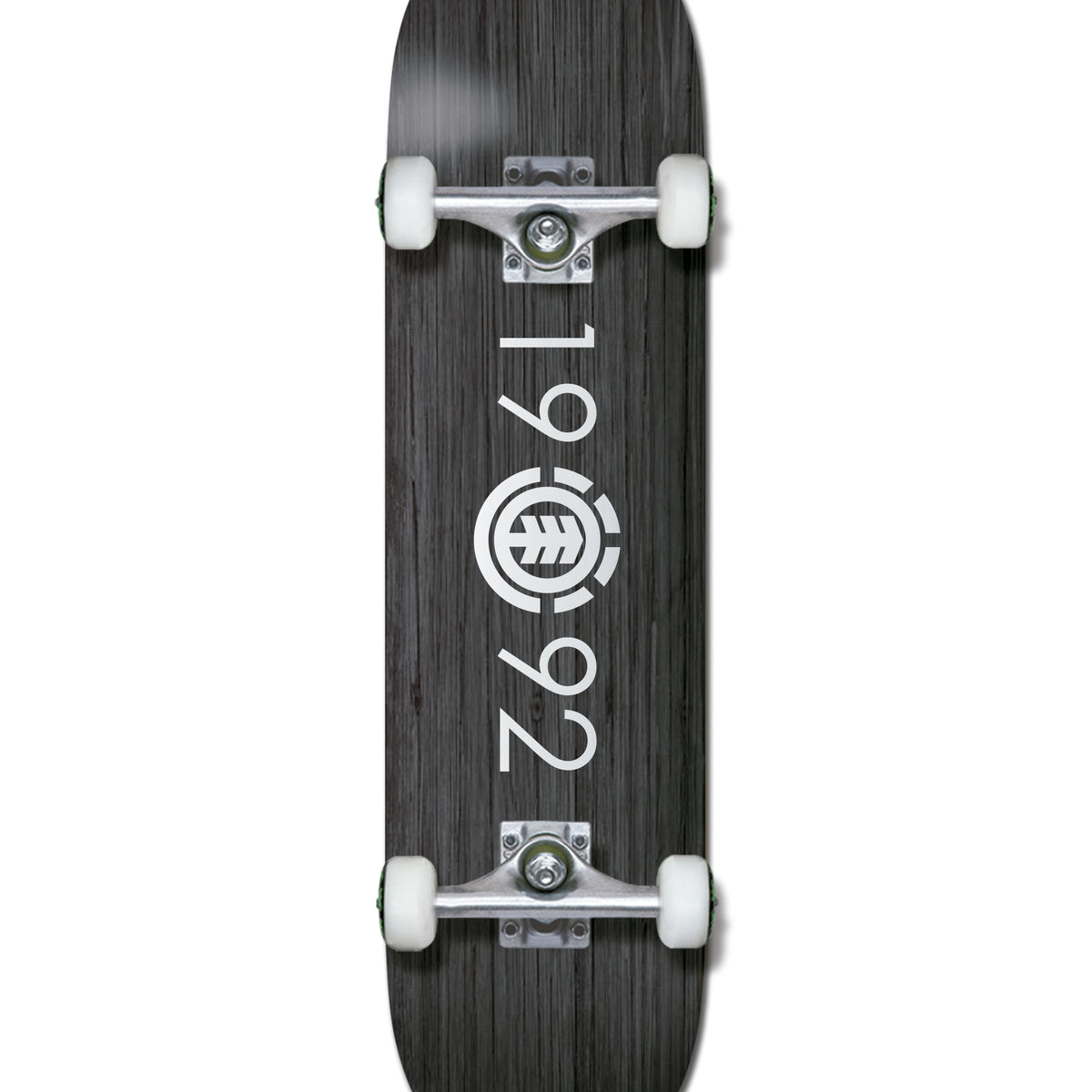 ダウンヒル　スケートボード コンプリート　ブッシュゴムのおまけ付き ELEMENT スケートボード 《8 inch》METAL BLACK PLY COMP コンプリート