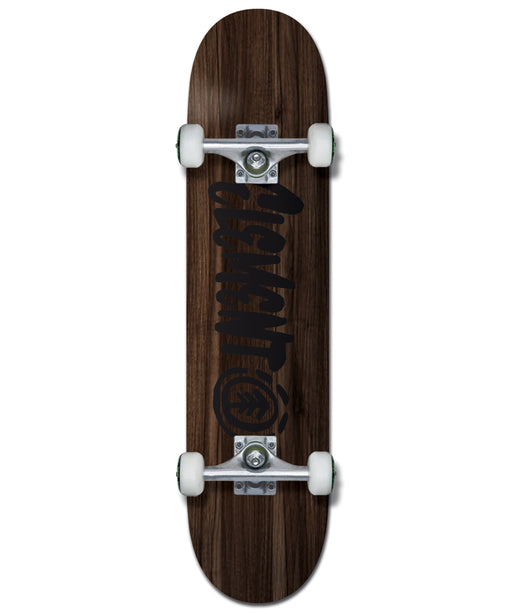 ELEMENT スケートボード 《7.375 inch》SCRIPT BROWN PLY COM キッズ
