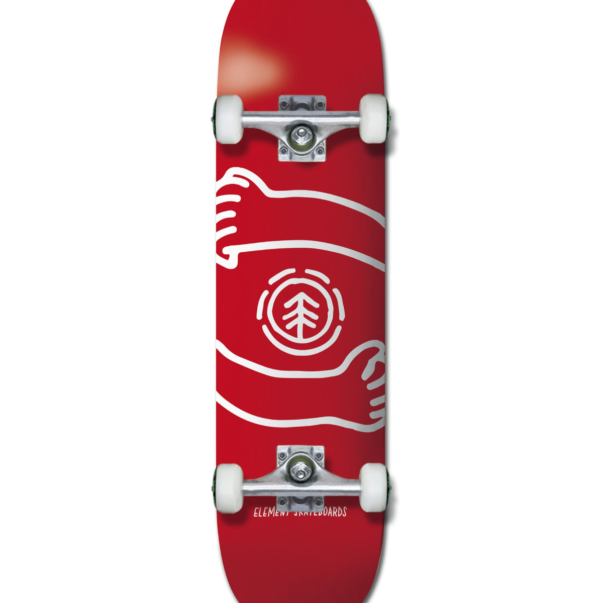 ELEMENT スケートボード 《7.2 Inch》 HUG RED キッズコンプリート