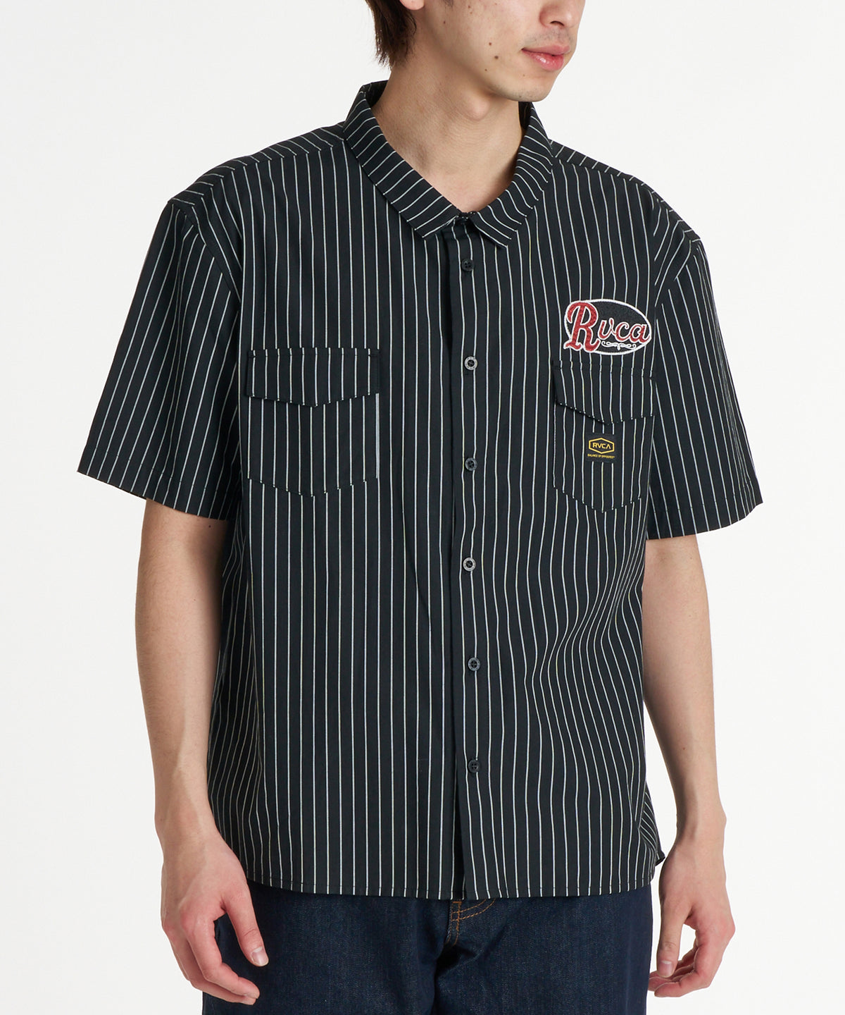 夏休み RVCA メンズ TOKYO DAYSHIFT SHIRT 半袖シャツ 【2026年春夏モデル】