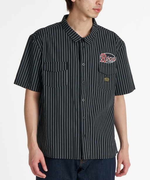 RVCA メンズ TOKYO DAYSHIFT SHIRT 半袖シャツ 【2026年春夏モデル】