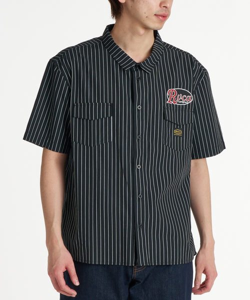 RVCA メンズ TOKYO DAYSHIFT SHIRT 半袖シャツ 【2026年春夏モデル】