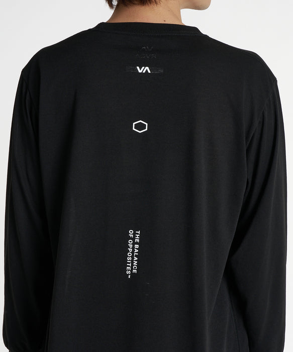 S 黒 RVCA TAPE RVCA LS TEE ロンTシャツ Tシャツ OUTLET】RVCA メンズ TIGER WAVE LS ロンT 【2025年春夏モデル】