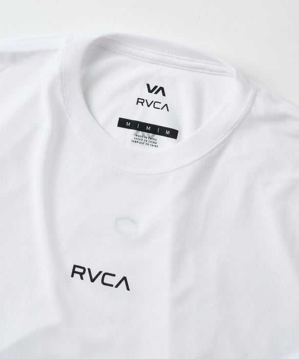 S 白 RVCA TAPE RVCA LS TEE ロンTシャツ Tシャツ RVCA (ルーカ） FAKE RVCA LS TEE ロングスリーブTシャツ 【2024年春