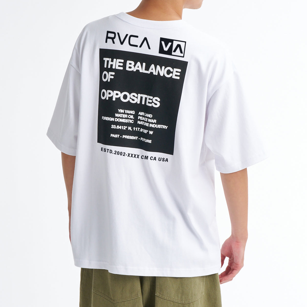 OUTLET】RVCA メンズ DOUBLE BOX RVCA SS Tシャツ 【2026年春夏モデル】