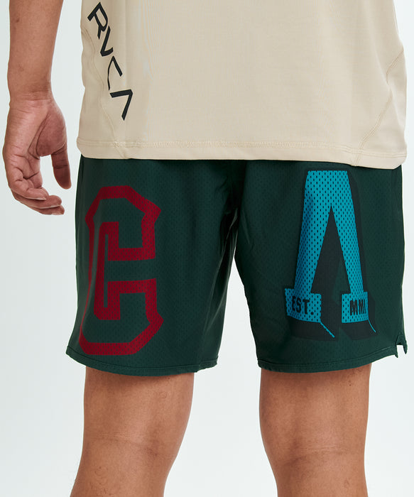 (取寄) ルーカ メンズ ヨガー ストレッチ 17 RVCA men Yogger Stretch 17 Bottle Green RVCA SPORT メンズ YOGGER STRETCH 17 ショートパンツ 【2026年春夏