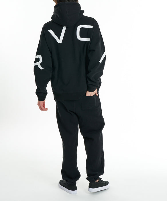 RVCA メンズ BACK SIDE ARCH RVCA パーカー 【2026年秋冬モデル】 BLK / XL