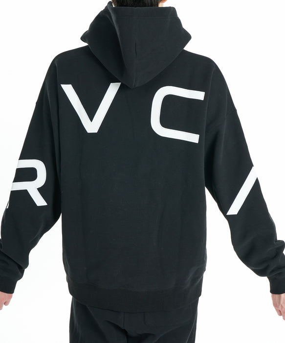 RVCA メンズ BACK SIDE ARCH RVCA パーカー 【2026年秋冬モデル】 BLK / XL