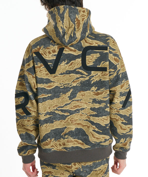 RVCA メンズ BACK SIDE ARCH RVCA パーカー 【2026年秋冬モデル】 CAM / XL