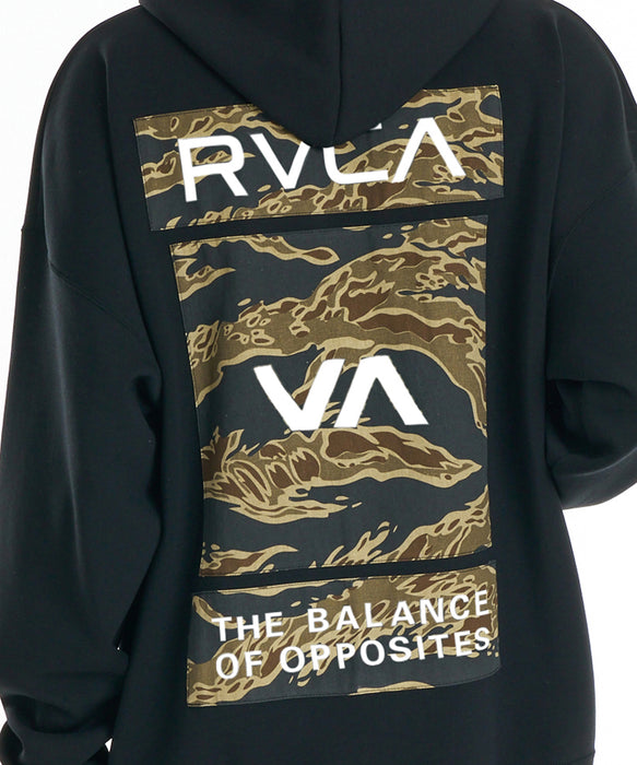 RVCA メンズ BALANCE BOX PATCH HD パーカー 【2026年秋冬モデル】 BLK / XL