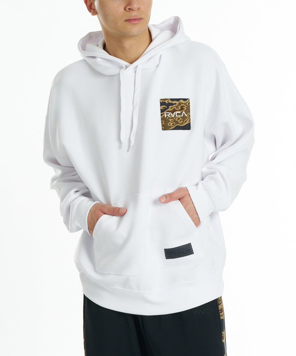 RVCA メンズ BALANCE BOX PATCH HD パーカー 【2026年秋冬モデル】 WHT / XL