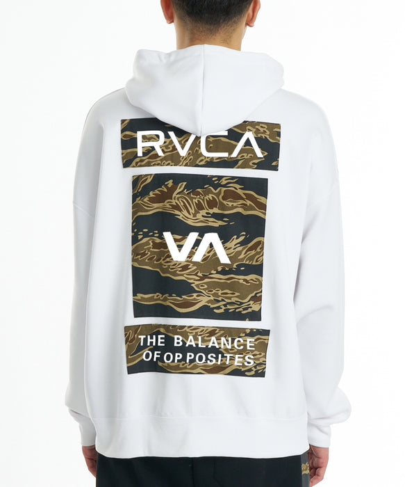 RVCA メンズ BALANCE BOX PATCH HD パーカー 【2026年秋冬モデル】 WHT / XL