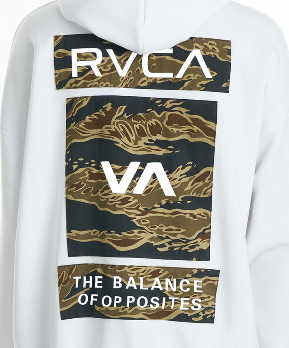 RVCA メンズ BALANCE BOX PATCH HD パーカー 【2026年秋冬モデル】 WHT / XL