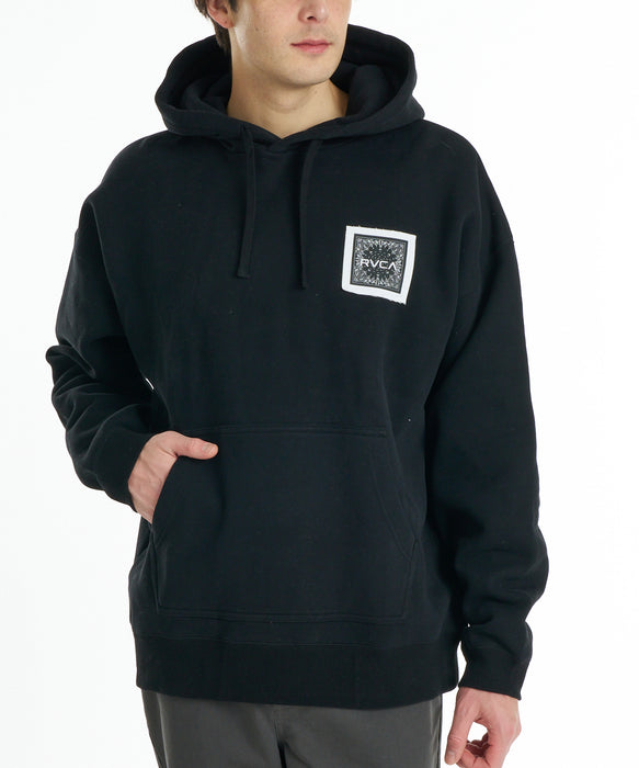 RVCA メンズ BANDANA BALANCE CRAST HD パーカー 【2026年秋冬モデル】 BLK / XL