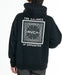 RVCA メンズ BANDANA BALANCE CRAST HD パーカー 【2026年秋冬モデル】 BLK / XL