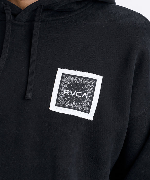 RVCA メンズ BANDANA BALANCE CRAST HD パーカー 【2026年秋冬モデル】 BLK / XL