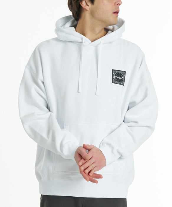 RVCA メンズ BANDANA BALANCE CRAST HD パーカー 【2026年秋冬モデル】 WHT / XL