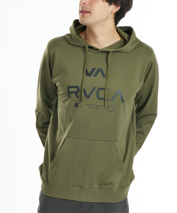 RVCA SPORT メンズ RVCA FLEX HD 吸水速乾/UVカット/ストレッチ セットアップ パーカー 【2026年秋冬モデル】