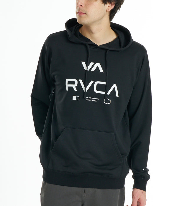 RVCA メンズ RVCA FLEX HD パーカー 【2026年秋冬モデル】 BLK / XL