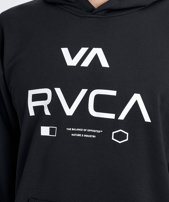 RVCA メンズ RVCA FLEX HD パーカー 【2026年秋冬モデル】 BLK / XL