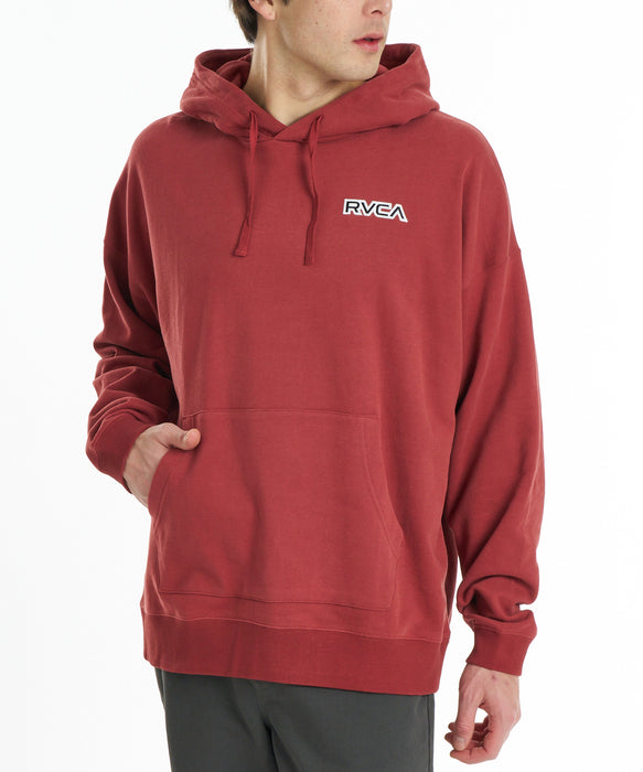 RVCA メンズ BACK SIDE BISCUIT RVCA HD パーカー 【2026年秋冬モデル】 RED / XL