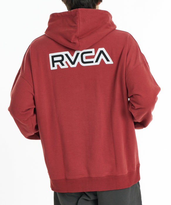 RVCA メンズ BACK SIDE BISCUIT RVCA HD パーカー 【2026年秋冬モデル】 RED / XL