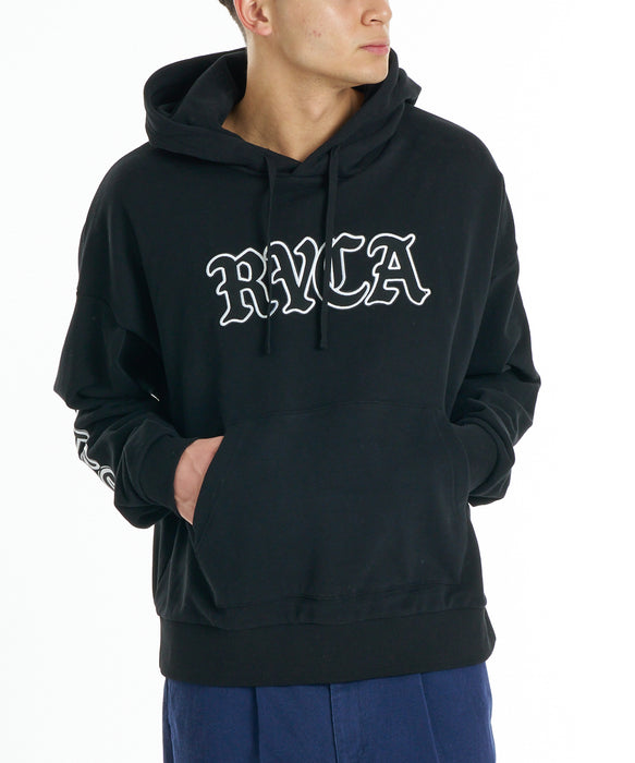 RVCA メンズ BALANCE ARCH OE HD パーカー 【2026年秋冬モデル】 BLK / XL